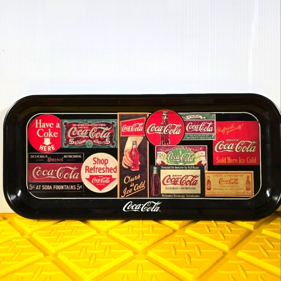 Coca Cola Other - Vintage 1995 ~ "Coca Cola" ~ Metal Serving Tray ~ Sign Art ~ Collectible Tray*